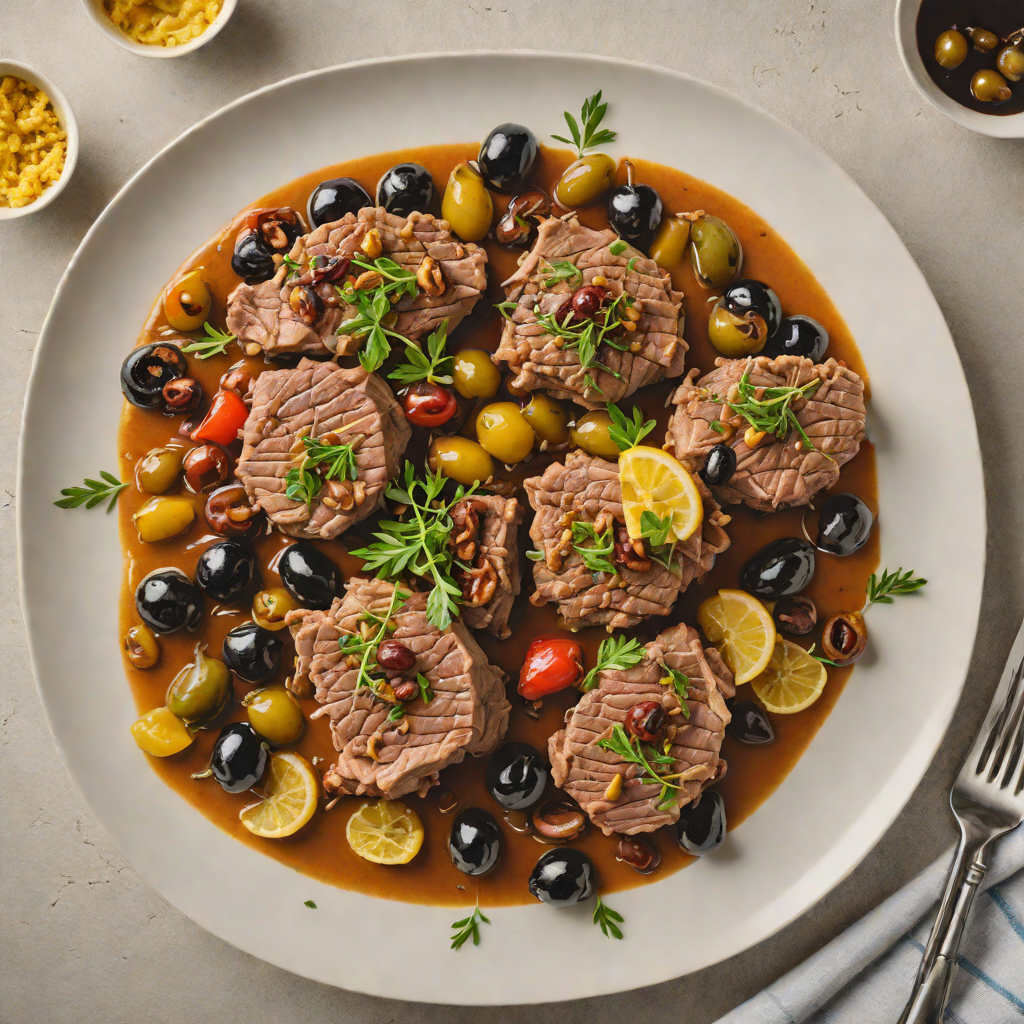 Stovetop Braised Mediterranean Lamb with Preserved Lemon and Olives