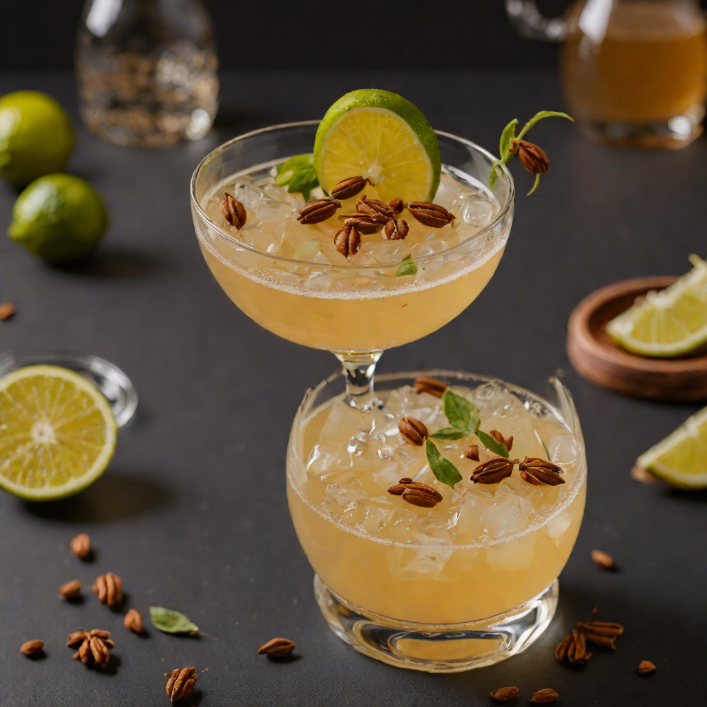 Cardamom-Spiced Honey Gin Sour