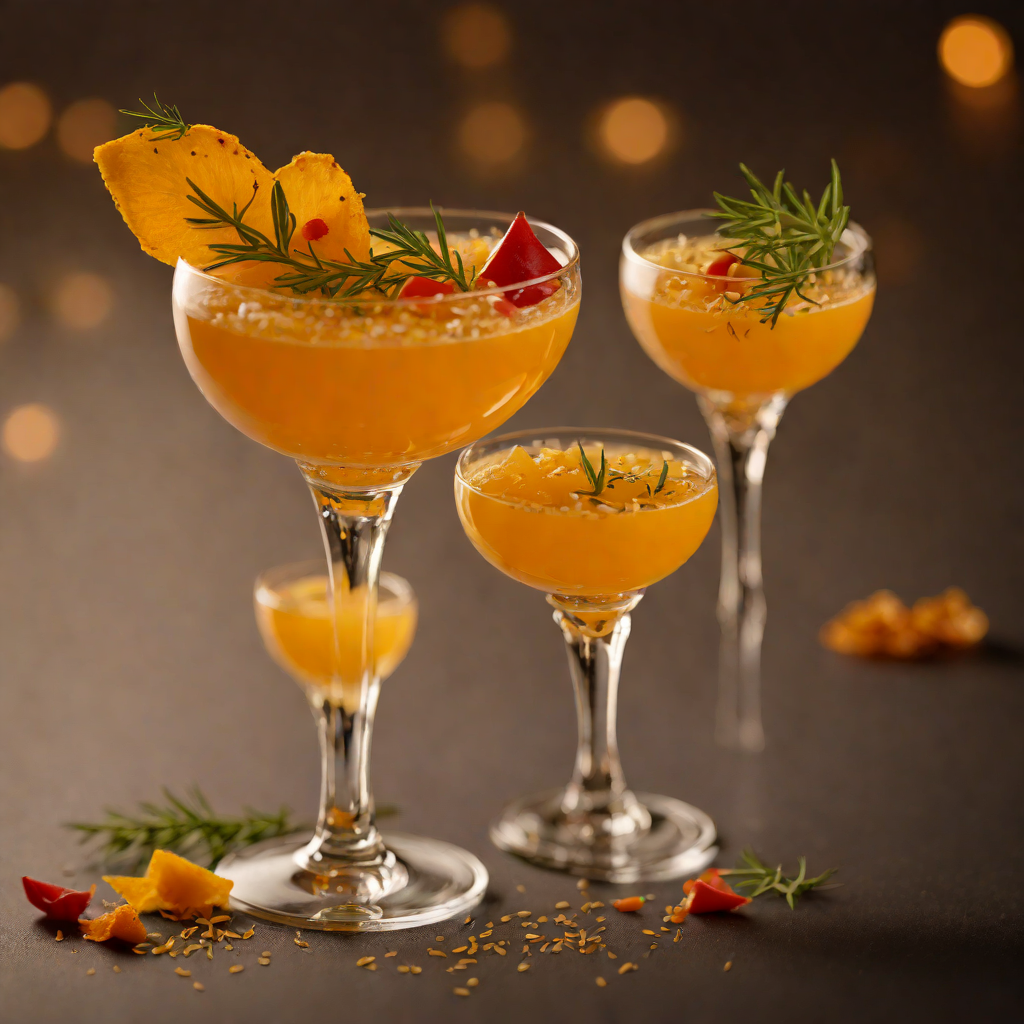 Mediterranean Saffron Sunset
