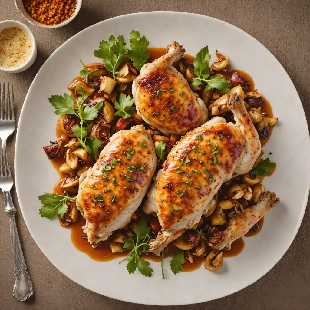 Pan-Seared Chicken with Smoked Paprika and Roasted Garlic
