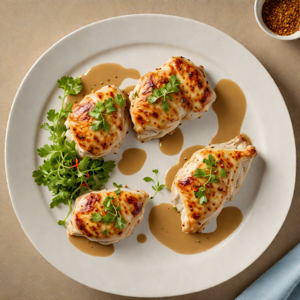Pan-Seared Chicken with Spiced Mustard Sauce