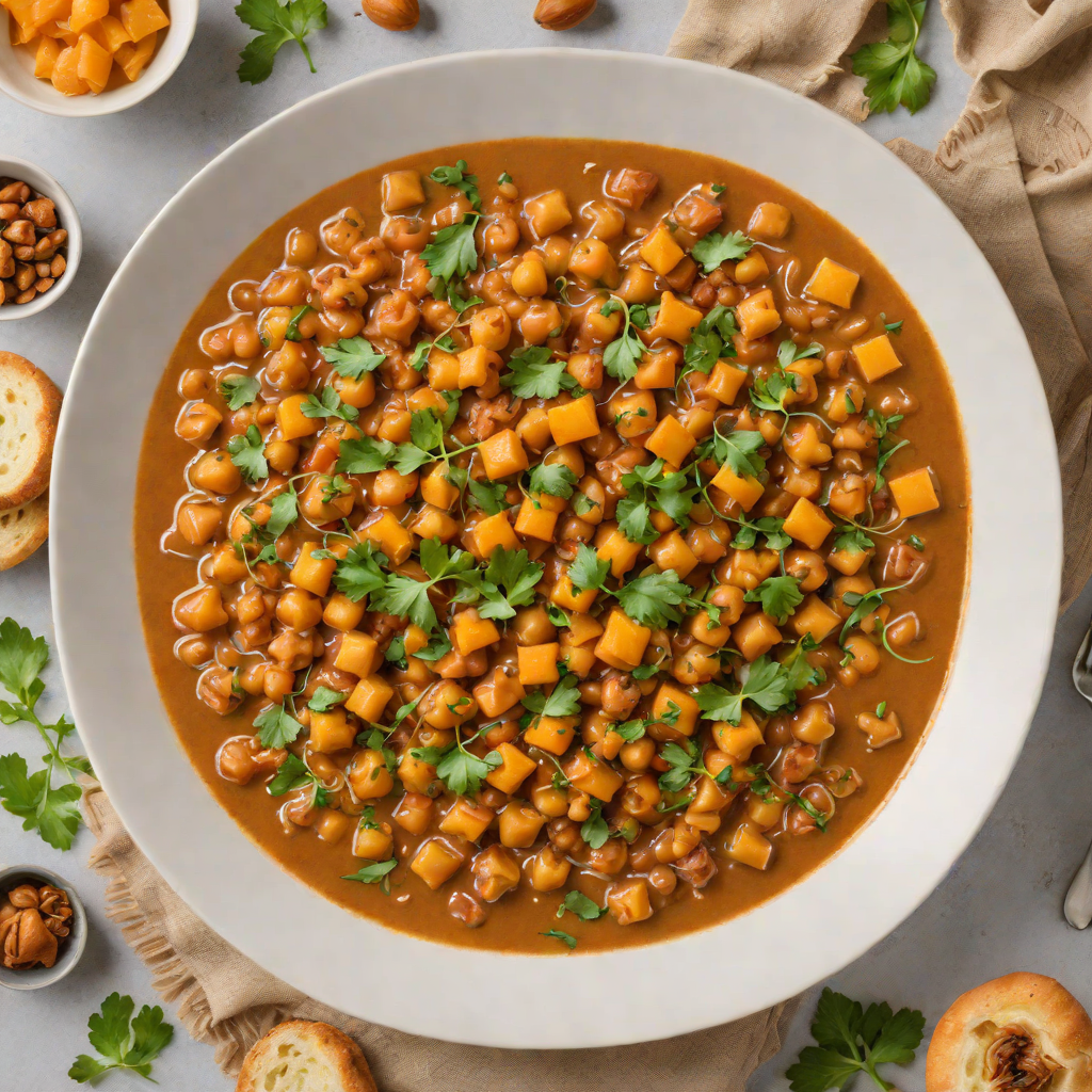 Slow Cooker Moroccan-Spiced Chickpea Stew with Apricots