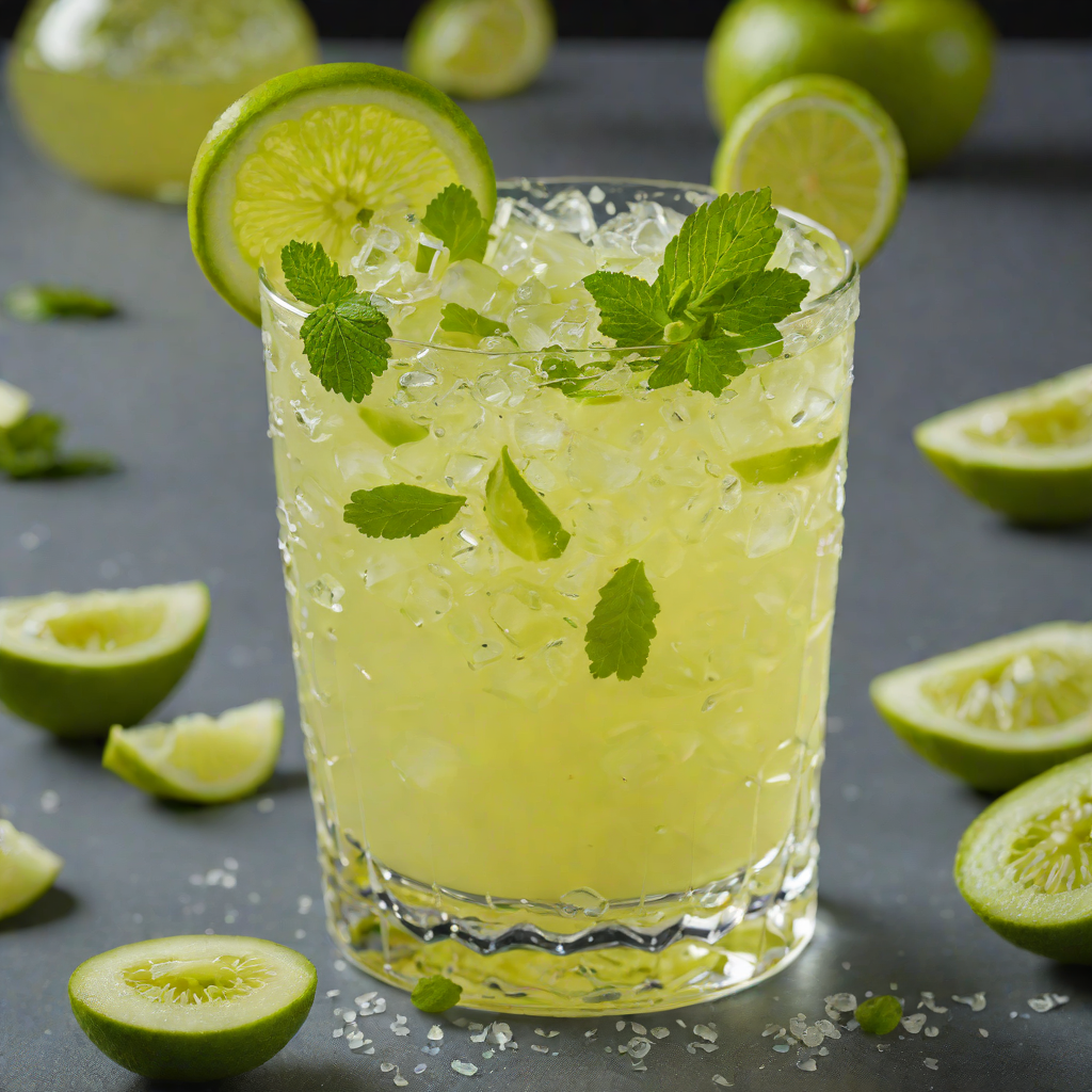 Shaken Honeydew and Elderflower Cooler