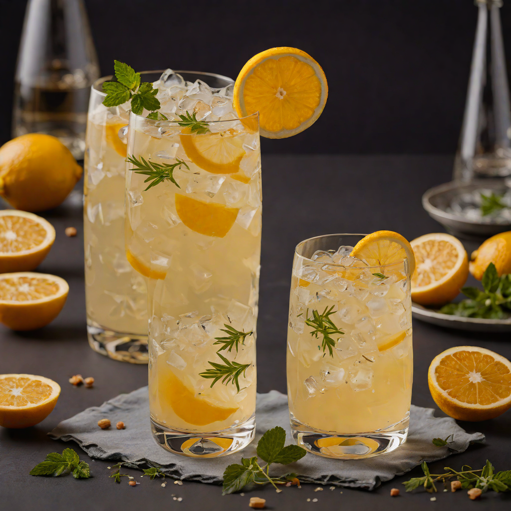 Citrus-Infused Gin Fizz with Honey