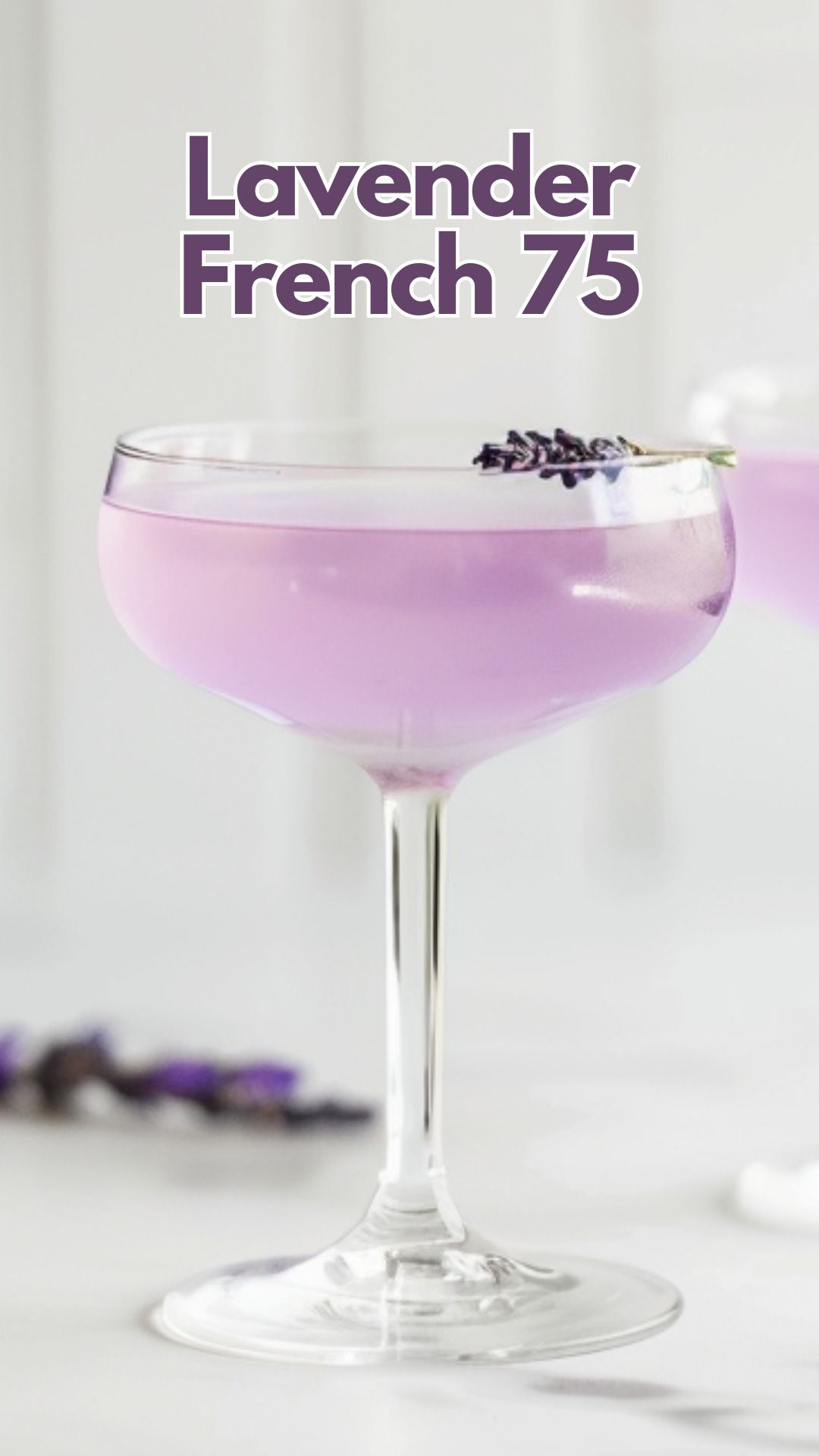 Lavender-Infused French 75