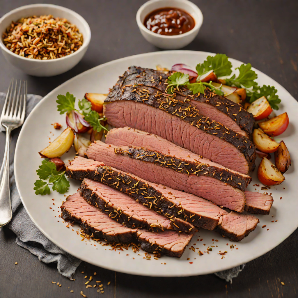Oak-Smoked Beef Brisket with House BBQ Rub