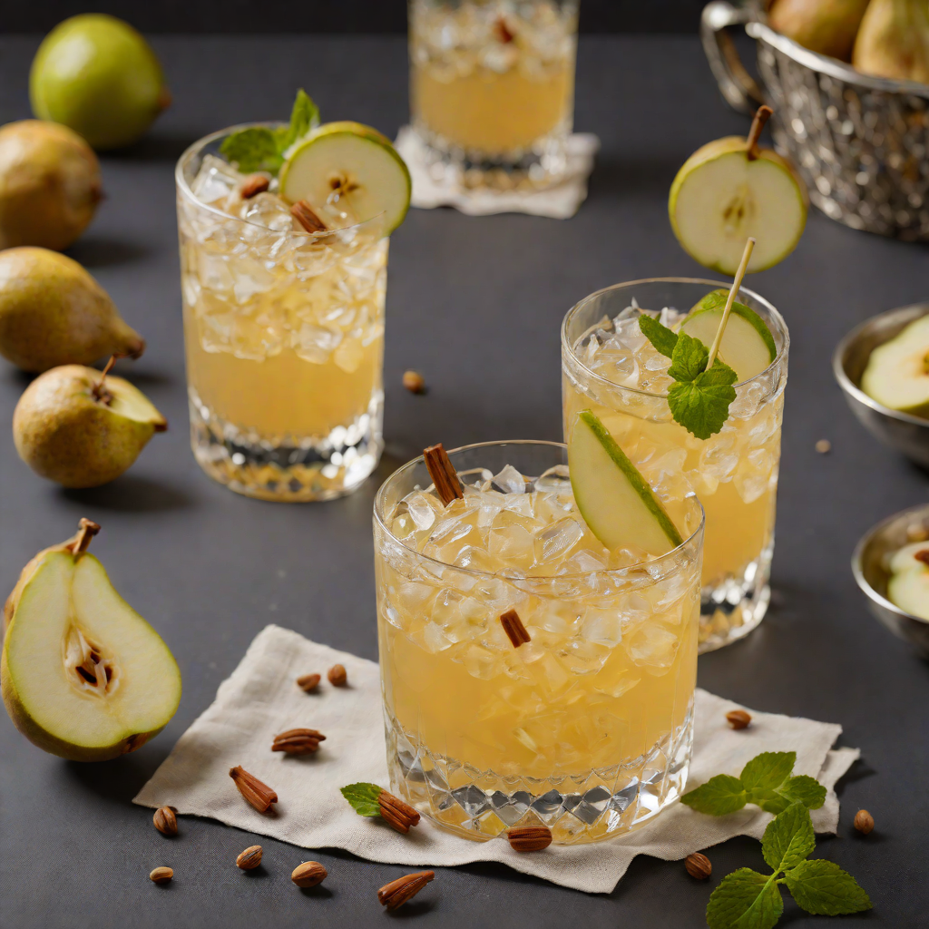 Collins-Style Spiced Pear Cooler