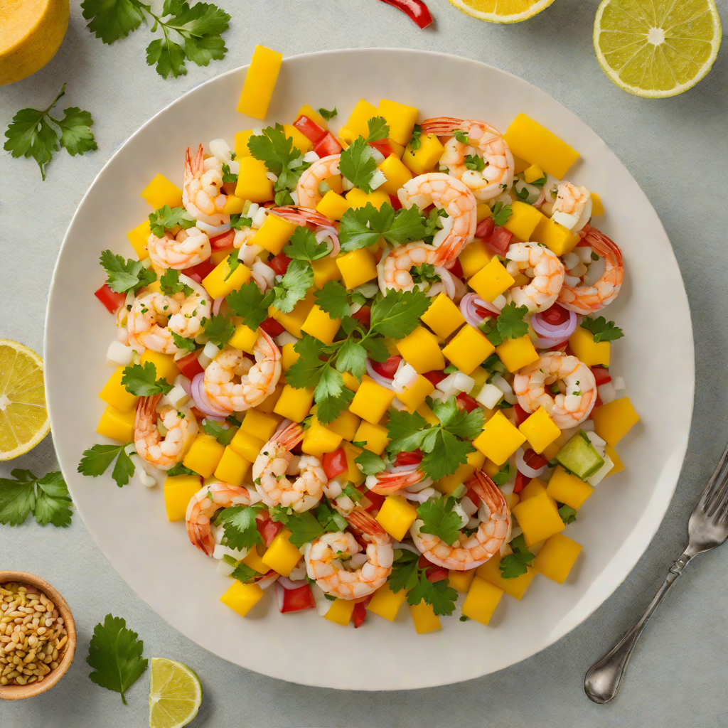 Zesty Shrimp Ceviche with Mango and Cilantro