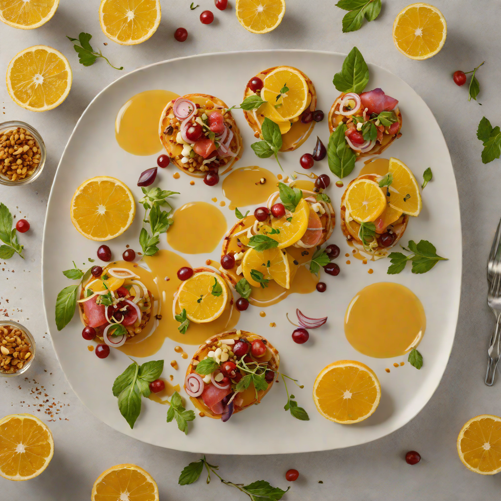 Mediterranean-Fusion Small Plates with Citrus-Honey Dressing