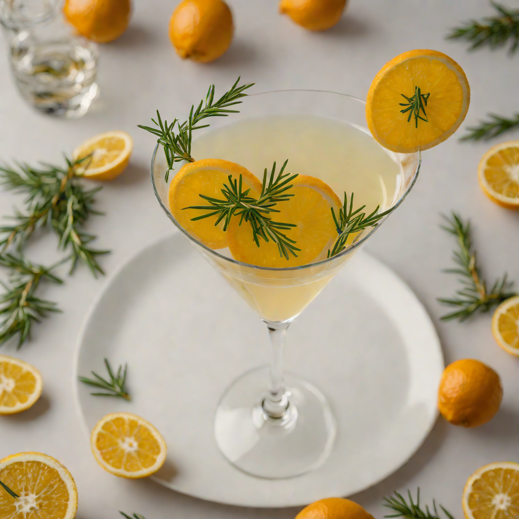 Citrus Rosemary Martini