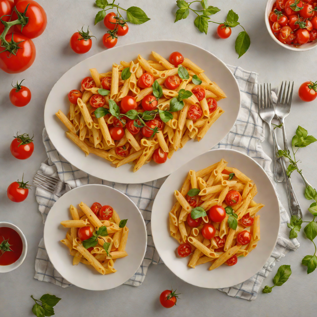 One-Pot Garlic Butter Penne with Cherry Tomatoes
