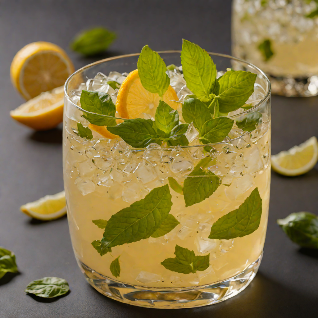 Shaken Citrus-Basil Refresher