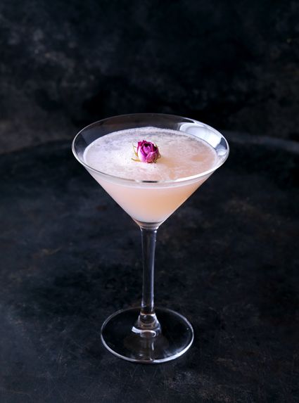 Sparkling Lychee Rose Martini