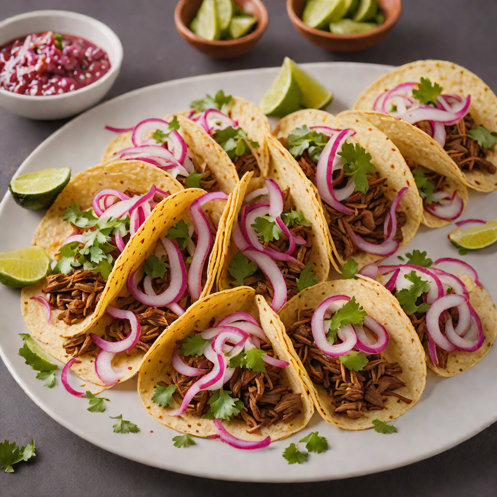 Wood-Fired Barbacoa Tacos with Pickled Red Onion