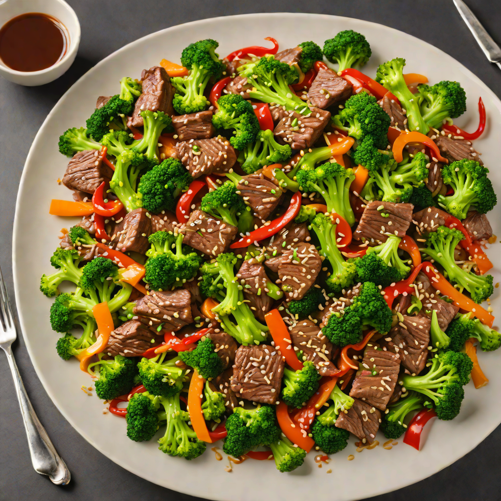 Beef Stir-Fry with Broccoli and Sesame Garlic Sauce