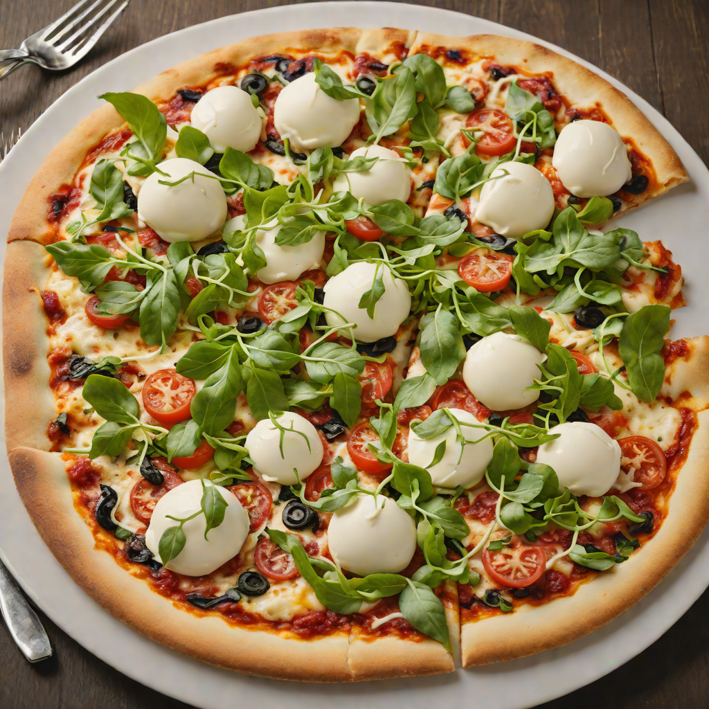 Wood-Fired Pizza with Fresh Mozzarella and Arugula