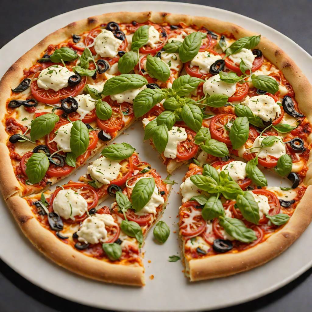 Wood-Fired Tomato and Mozzarella Pizza with Basil