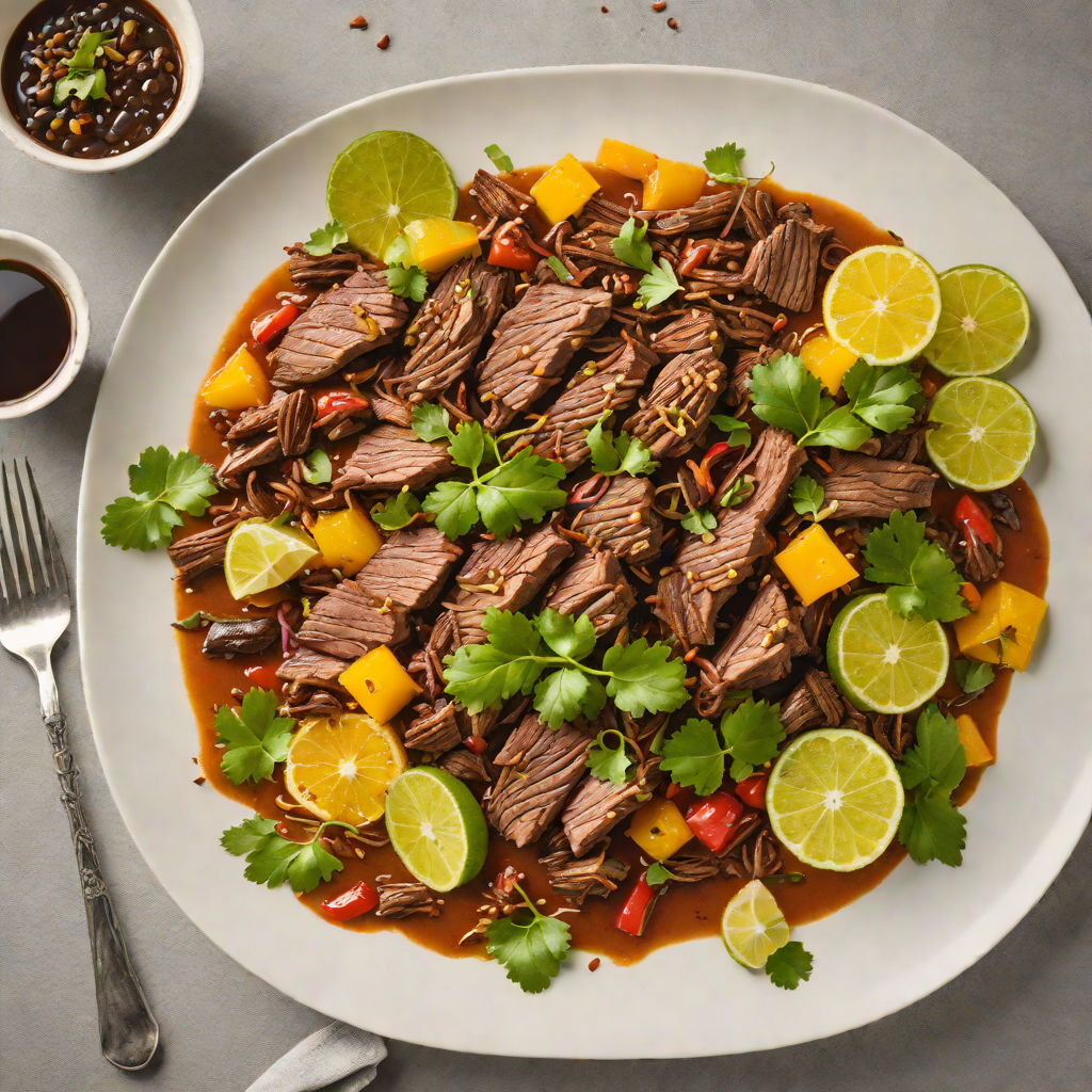 Slow-Cooked Barbacoa Beef with Ancho Chili and Citrus