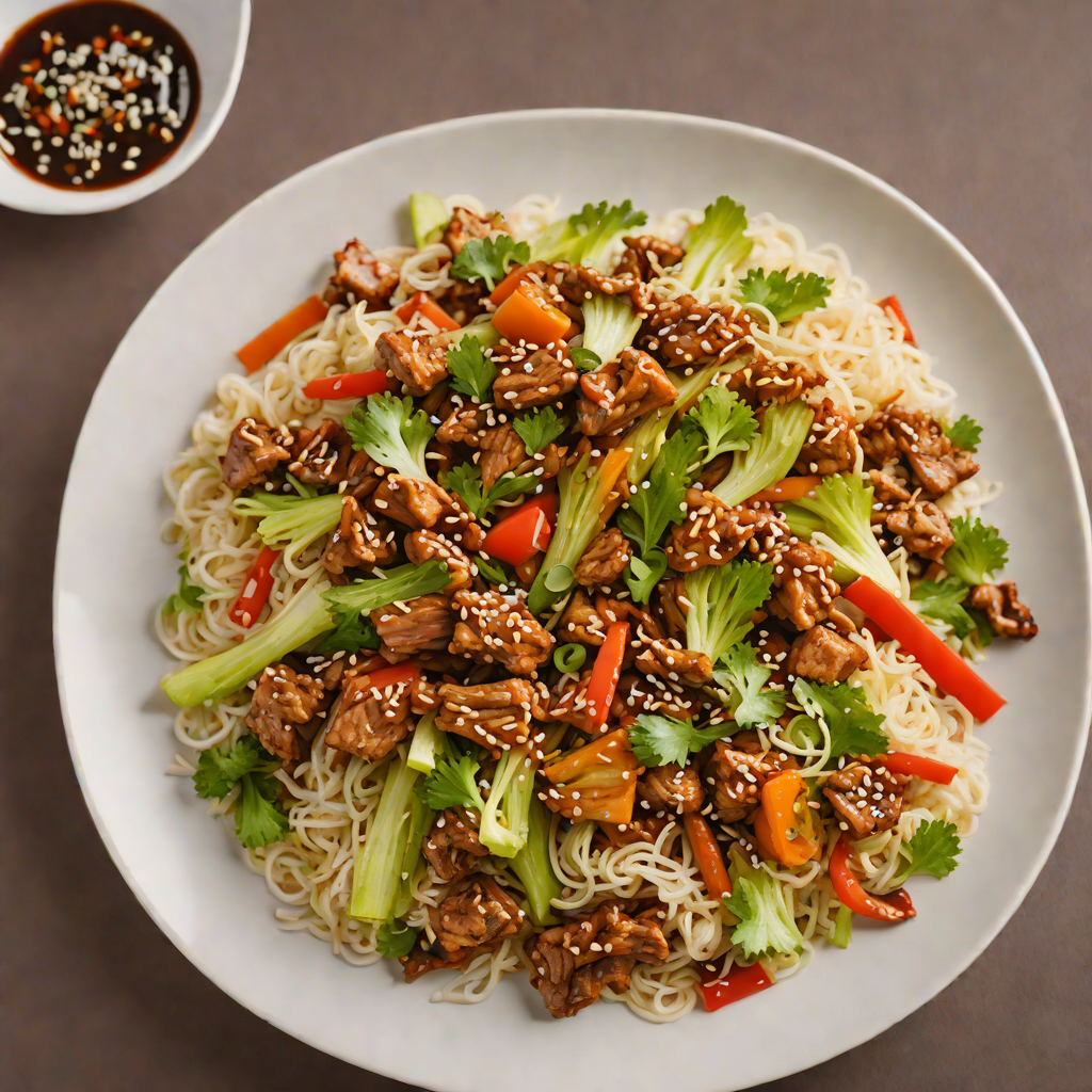 Korean-Inspired Spicy Pork Stir Fry with Napa Cabbage