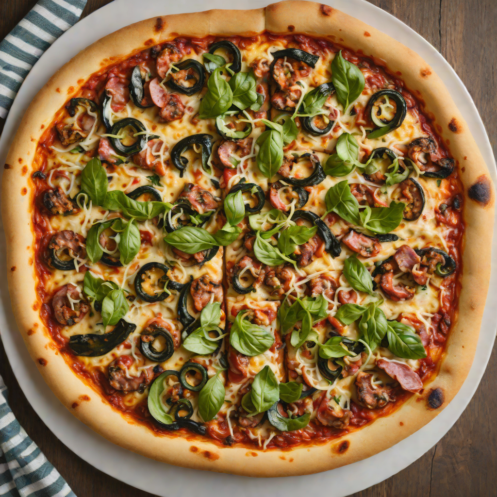 Wood-Fired Pizza with Chipotle-Spiced Sausage and Roasted Poblano