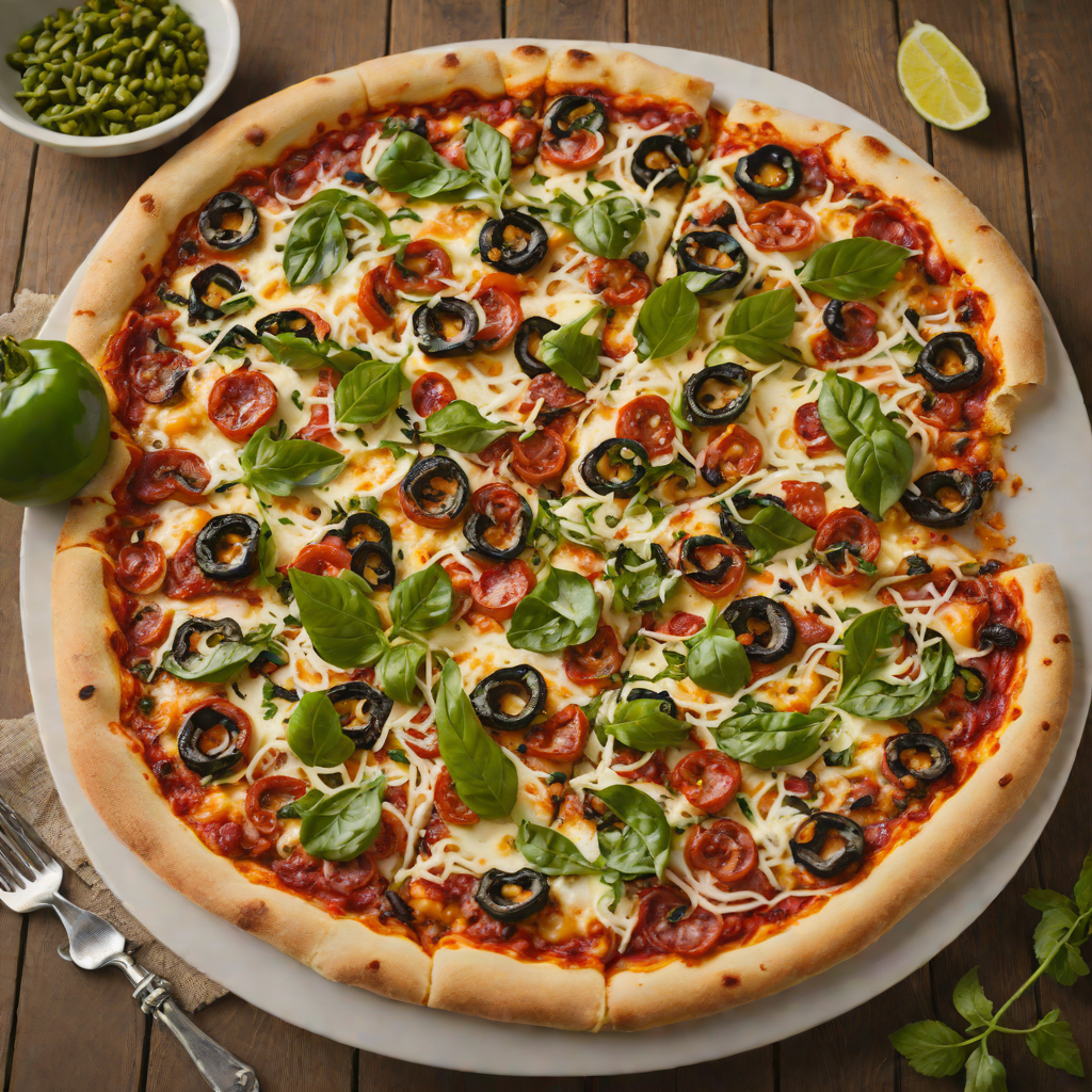 Wood-Fired Pizza with Chorizo and Roasted Poblano Peppers