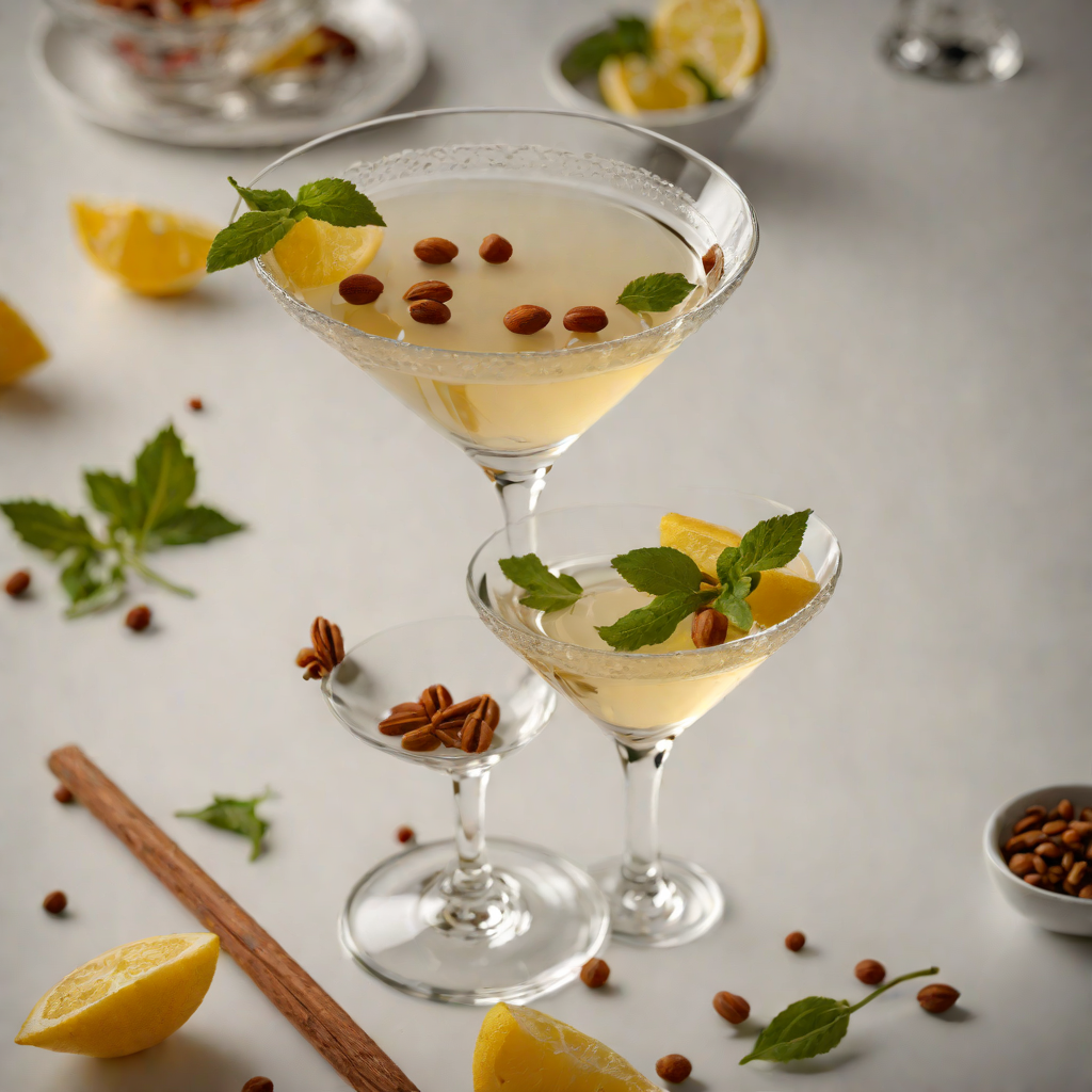 Mediterranean-Spiced Vodka Martini