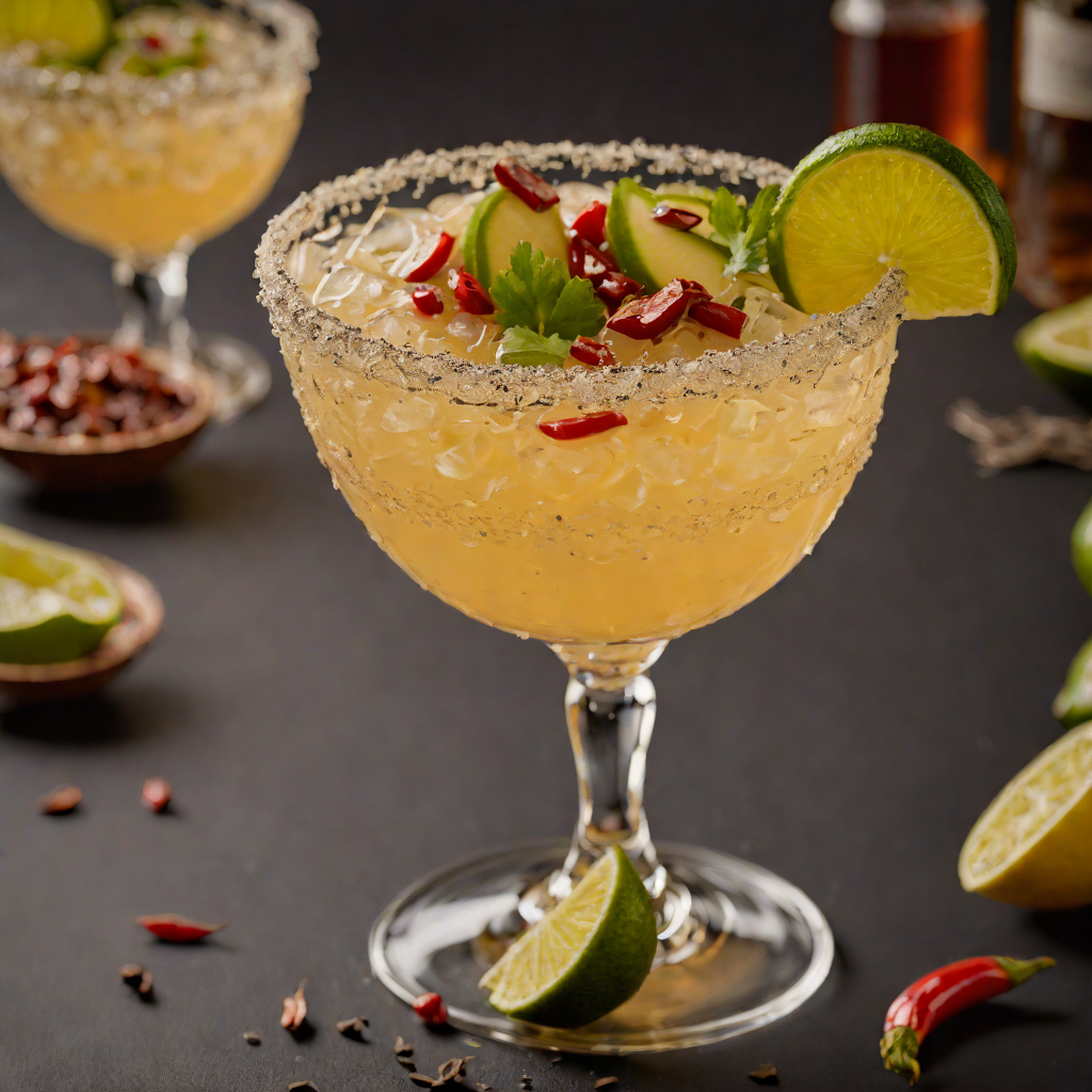Charred Chili Tequila Margarita