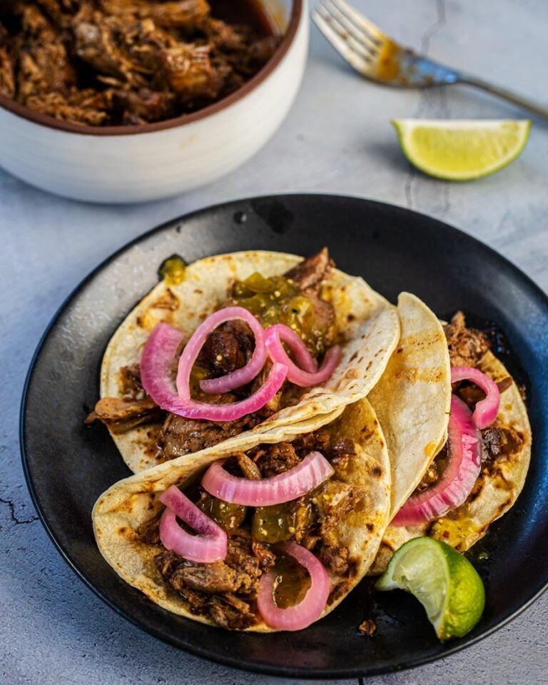 Wood-Fired Mexican Barbacoa with Pickled Onions