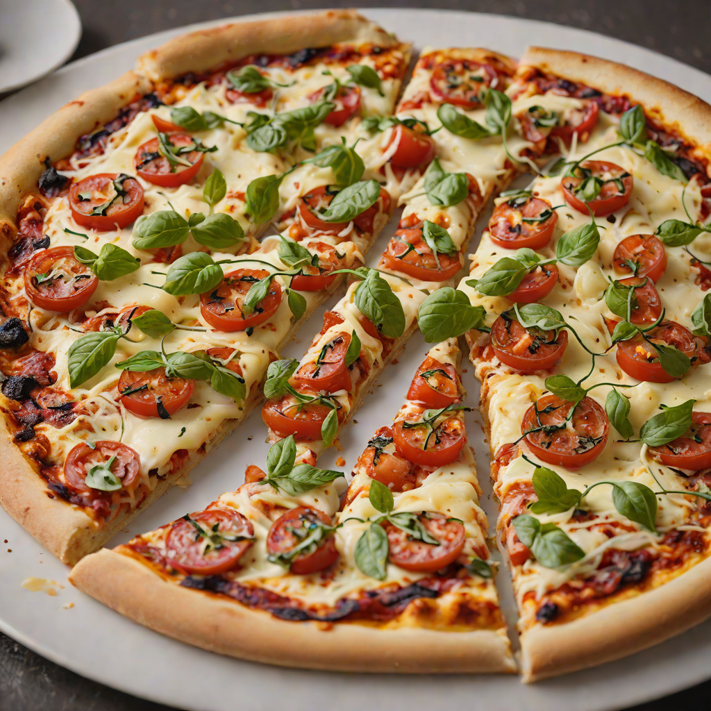 Wood-Fired Pizza with Roasted Tomato and Manchego Cheese