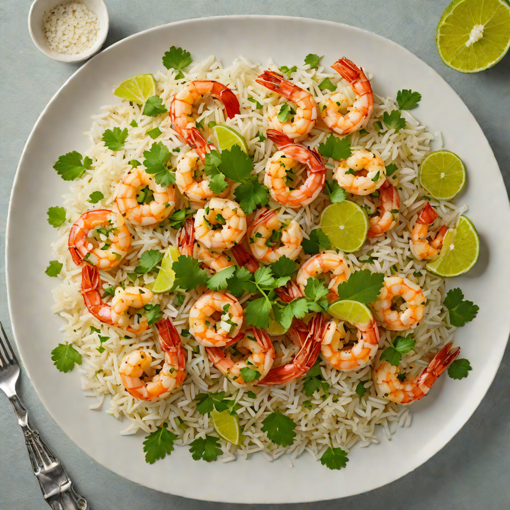 Quick Sautéed Garlic Shrimp with Cilantro Lime Rice