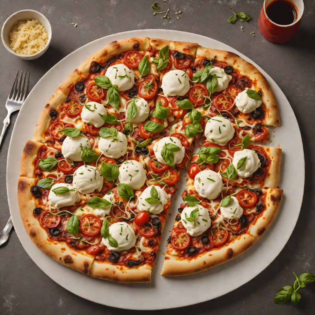 Wood-Fired Pizza with Smoked Mozzarella and Charred Tomato Sauce