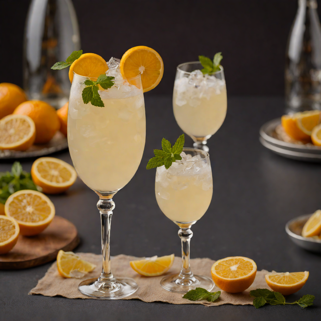Montreal Citrus Gin Fizz with European Flair
