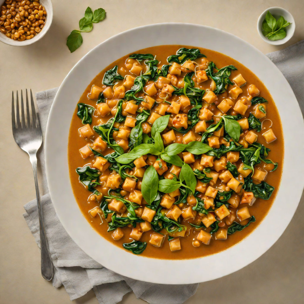Spiced Chickpea and Spinach Stew