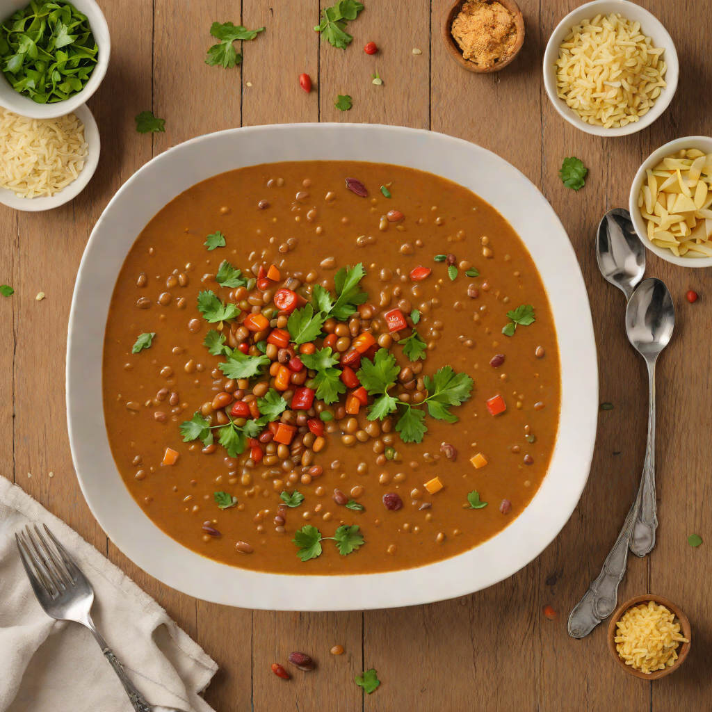 Berbere-Spiced Lentil Soup with Ethiopian Flavors