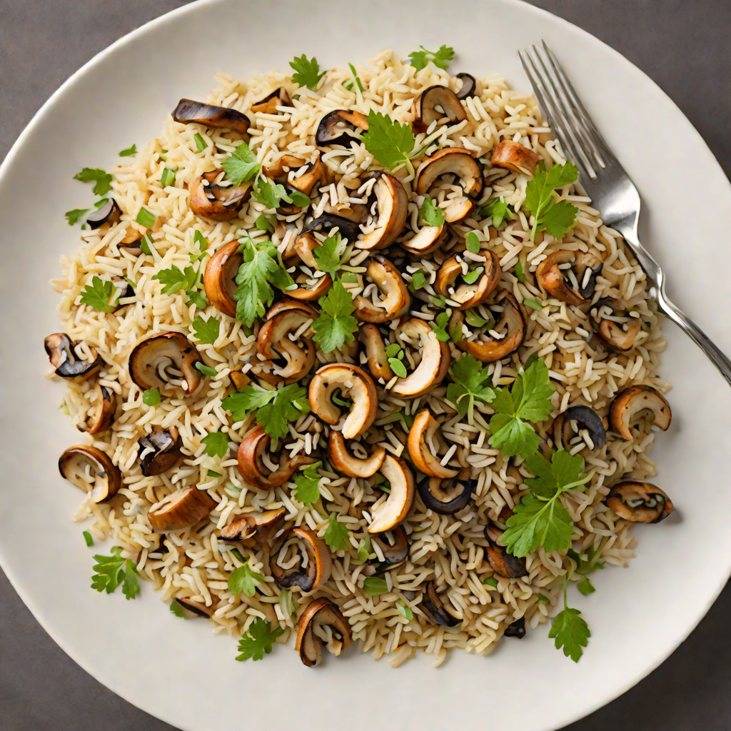 Sautéed Pennsylvania Mushroom and Herb Rice Bowl