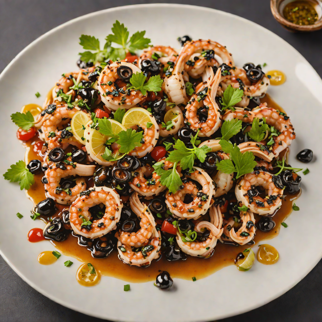 Mediterranean-Fusion Grilled Octopus with Olive Tapenade