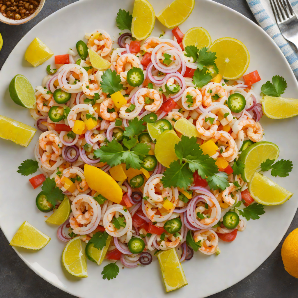 Brownsville-Style Seafood Ceviche with Citrus and Jalapeño