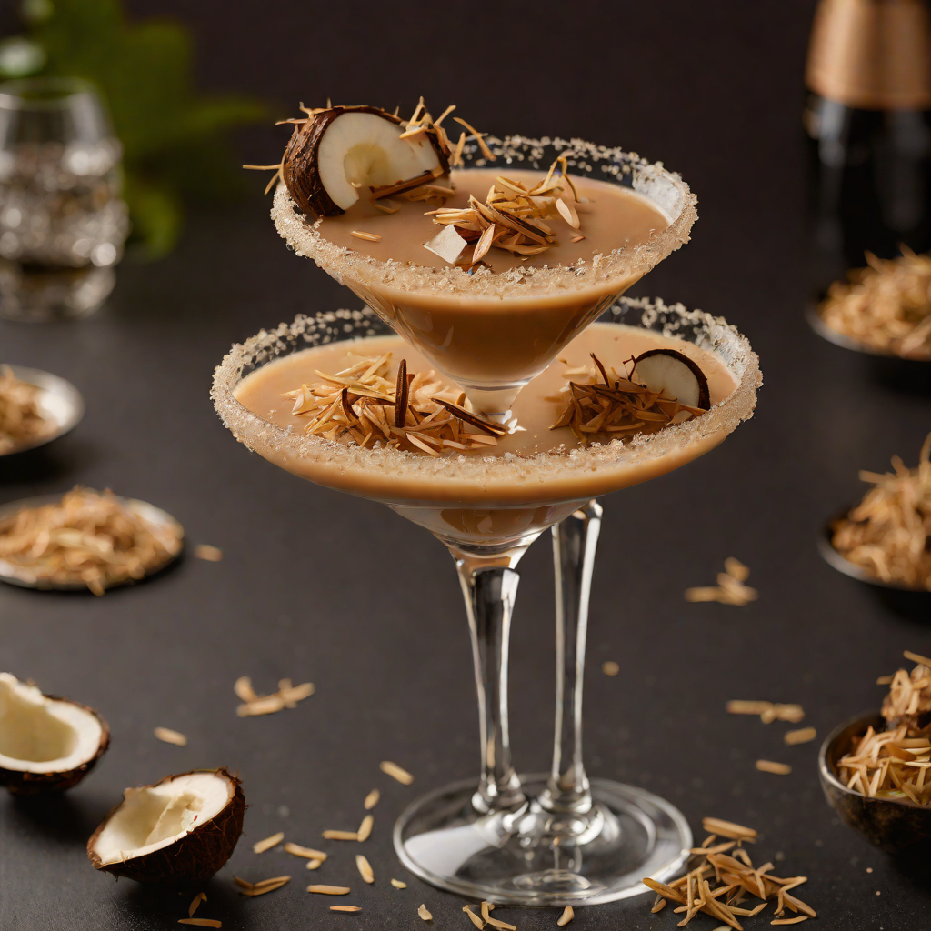 Toasted Coconut Rum Espresso Martini