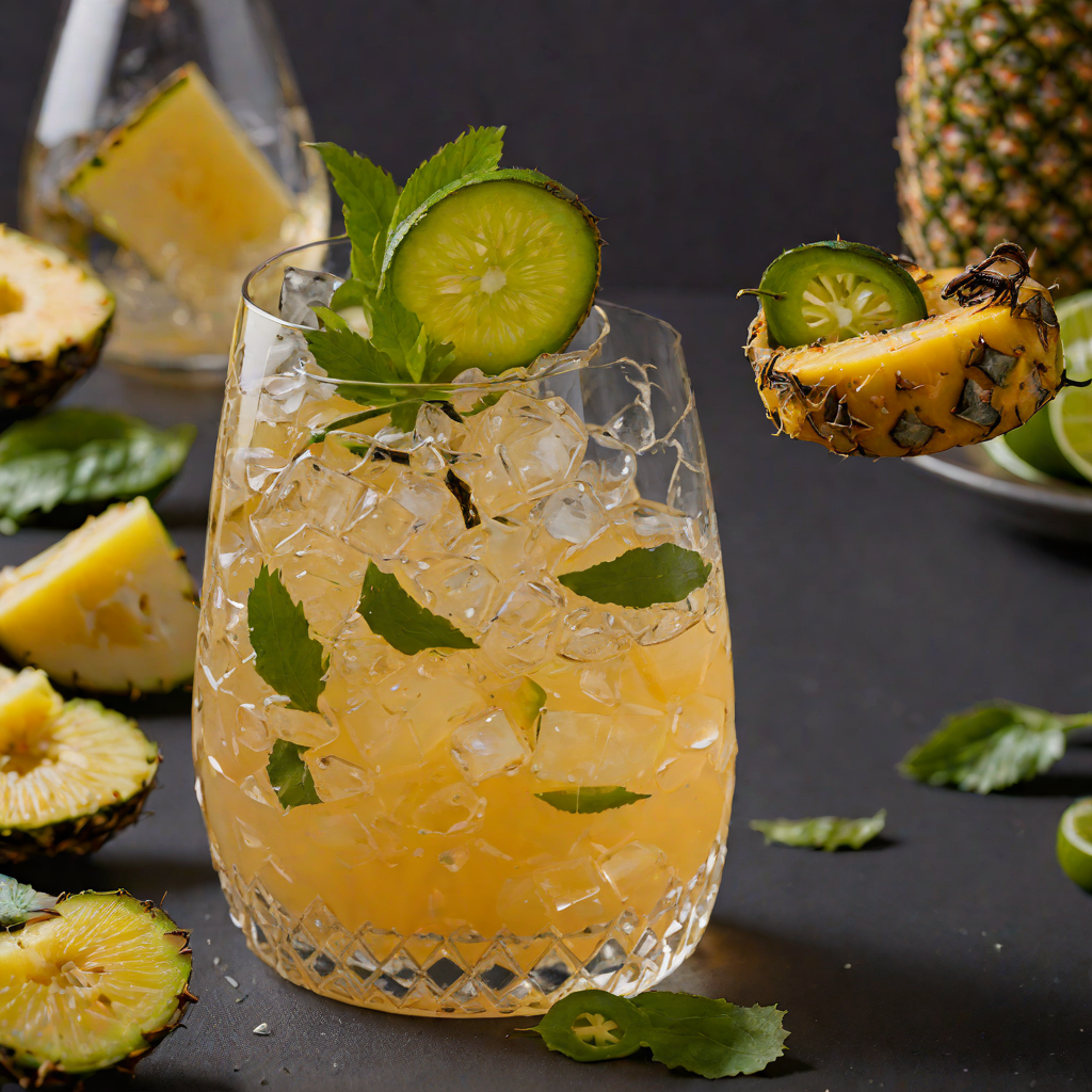Charred Pineapple and Jalapeño Paloma