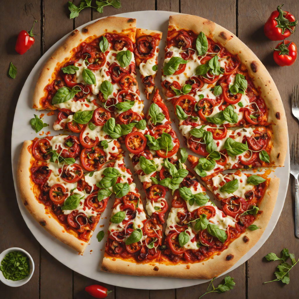 Wood-Fired Pizza with Spicy Chorizo and Roasted Red Peppers