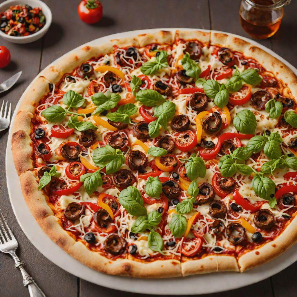 Wood-Fired Pizza with Chorizo and Roasted Peppers