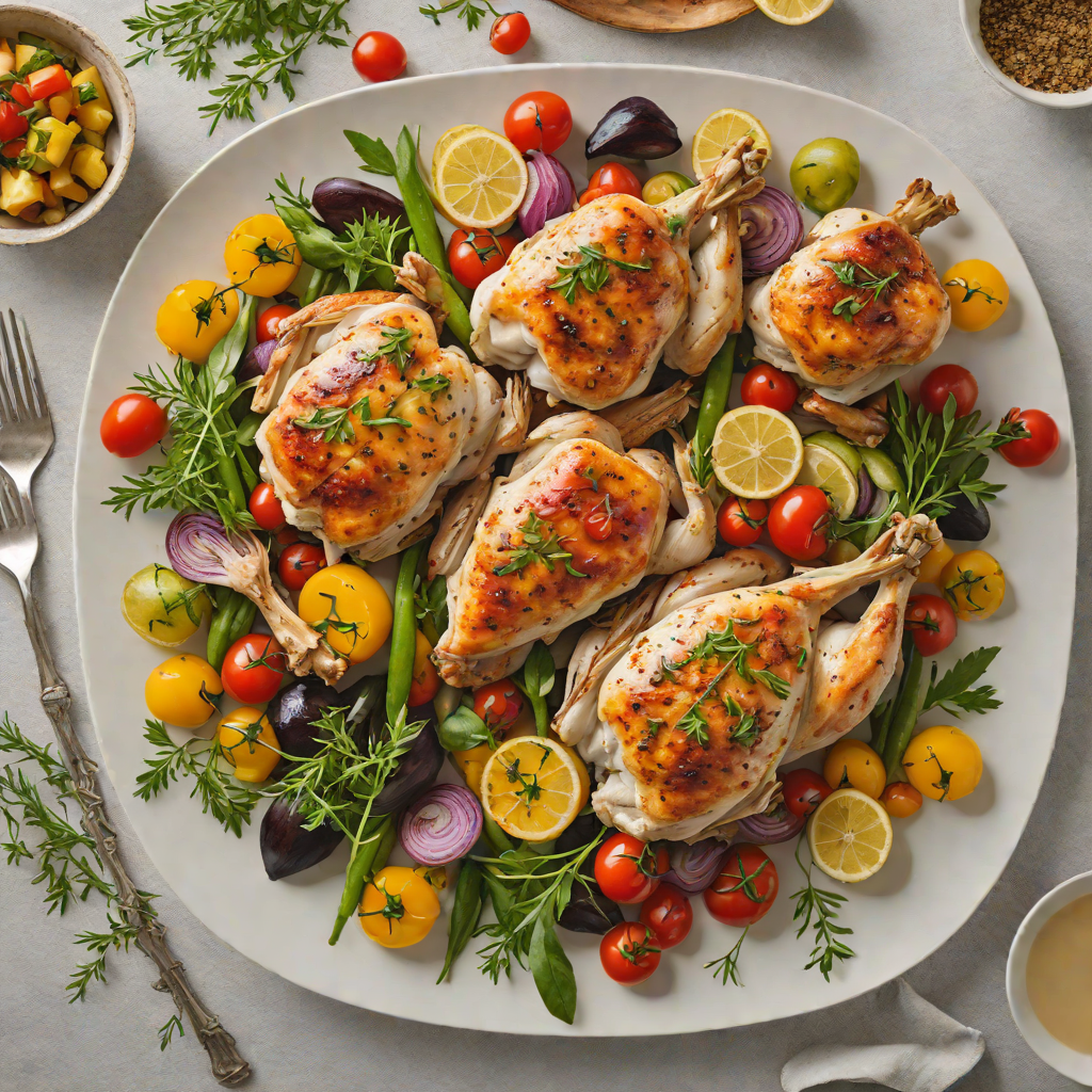 Sheet Pan Herb-Roasted Chicken with Summer Vegetables