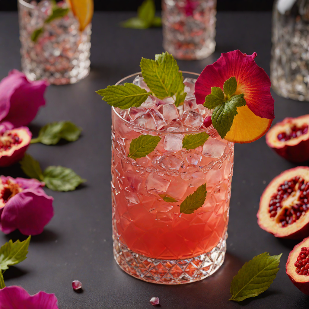 Tropical Hibiscus Gin Smash
