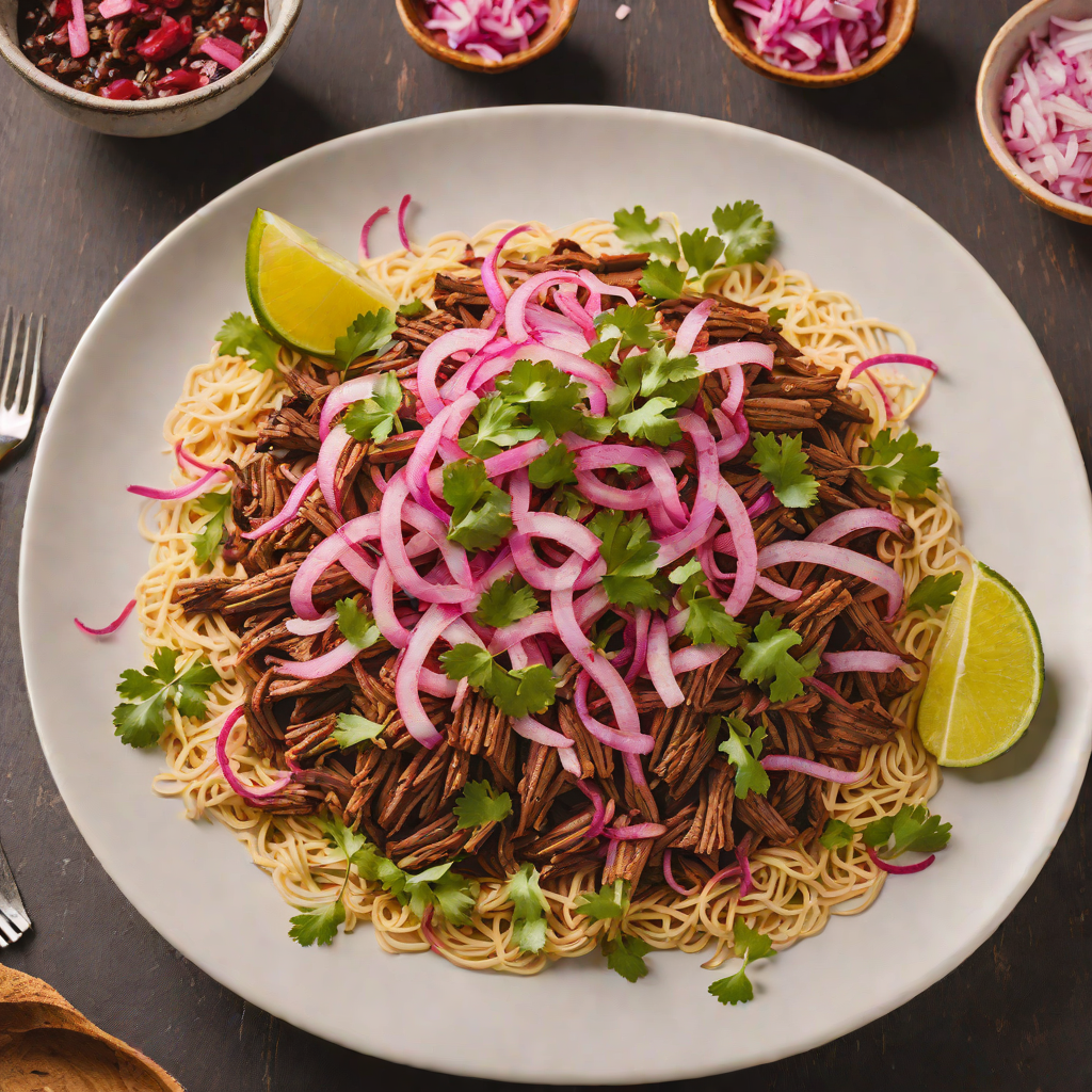 Wood-Fired Mexican Barbacoa with Pickled Red Onion