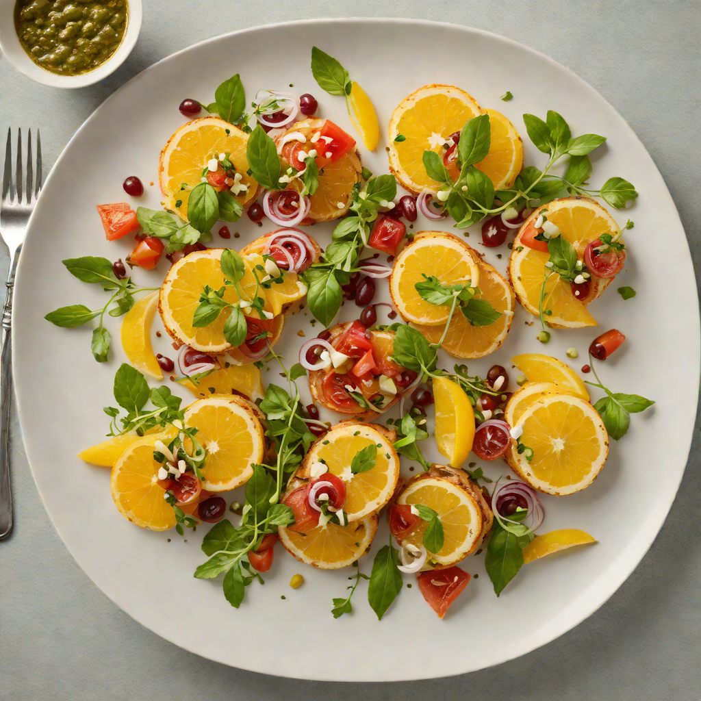 Mediterranean-Fusion Small Plates with Citrus Herb Vinaigrette