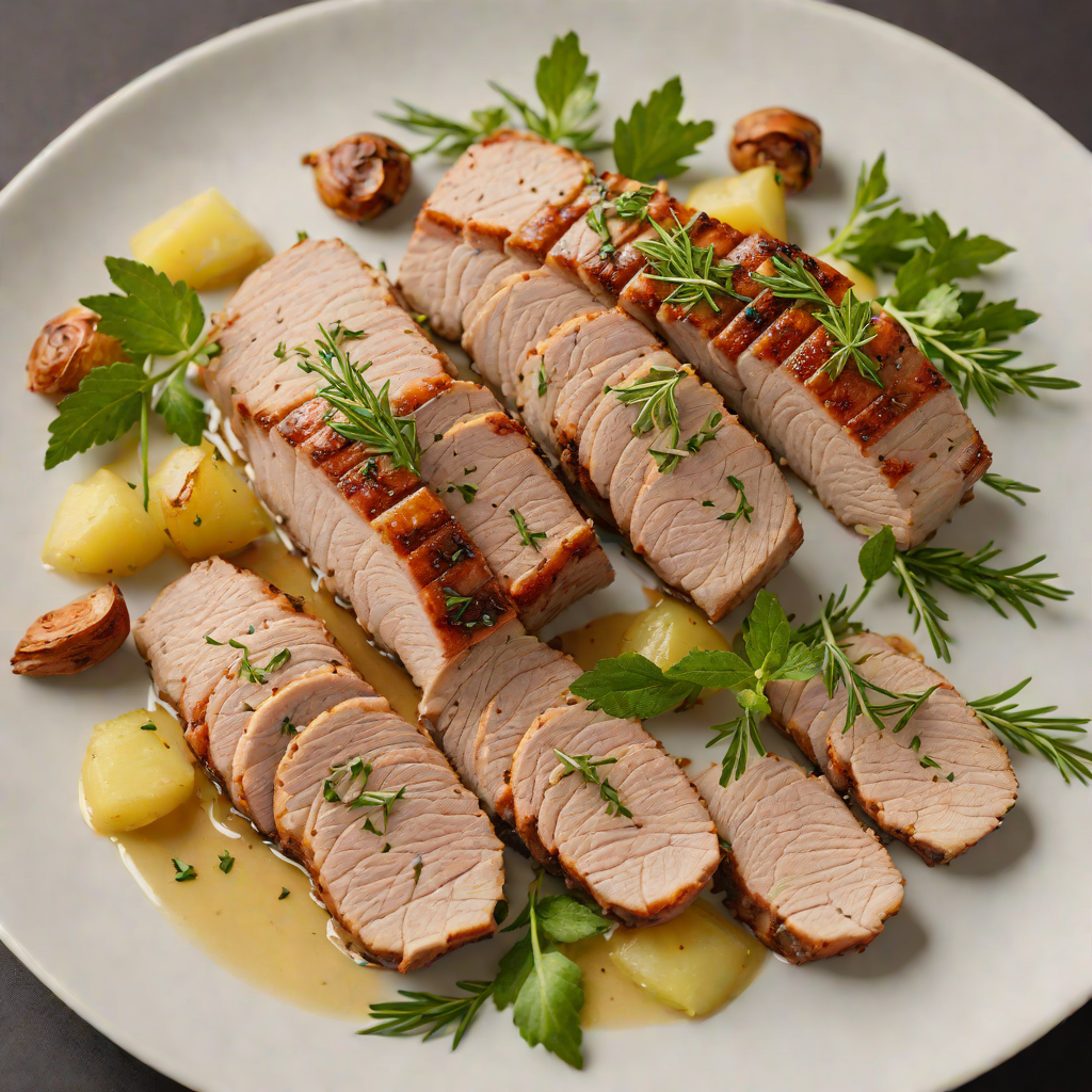 French-Inspired Herb Butter Roasted Pork Tenderloin
