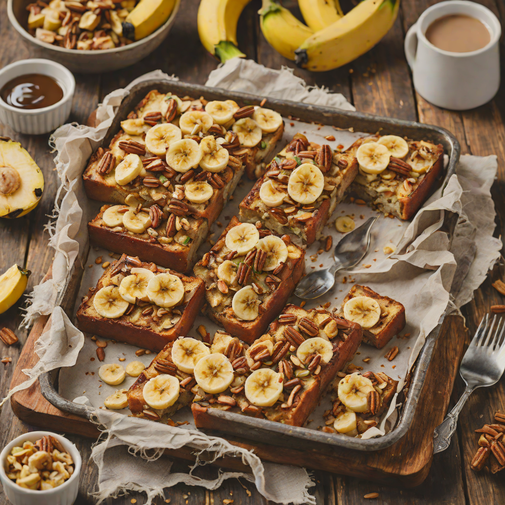 Oven-Roasted Banana Cinnamon French Toast Casserole