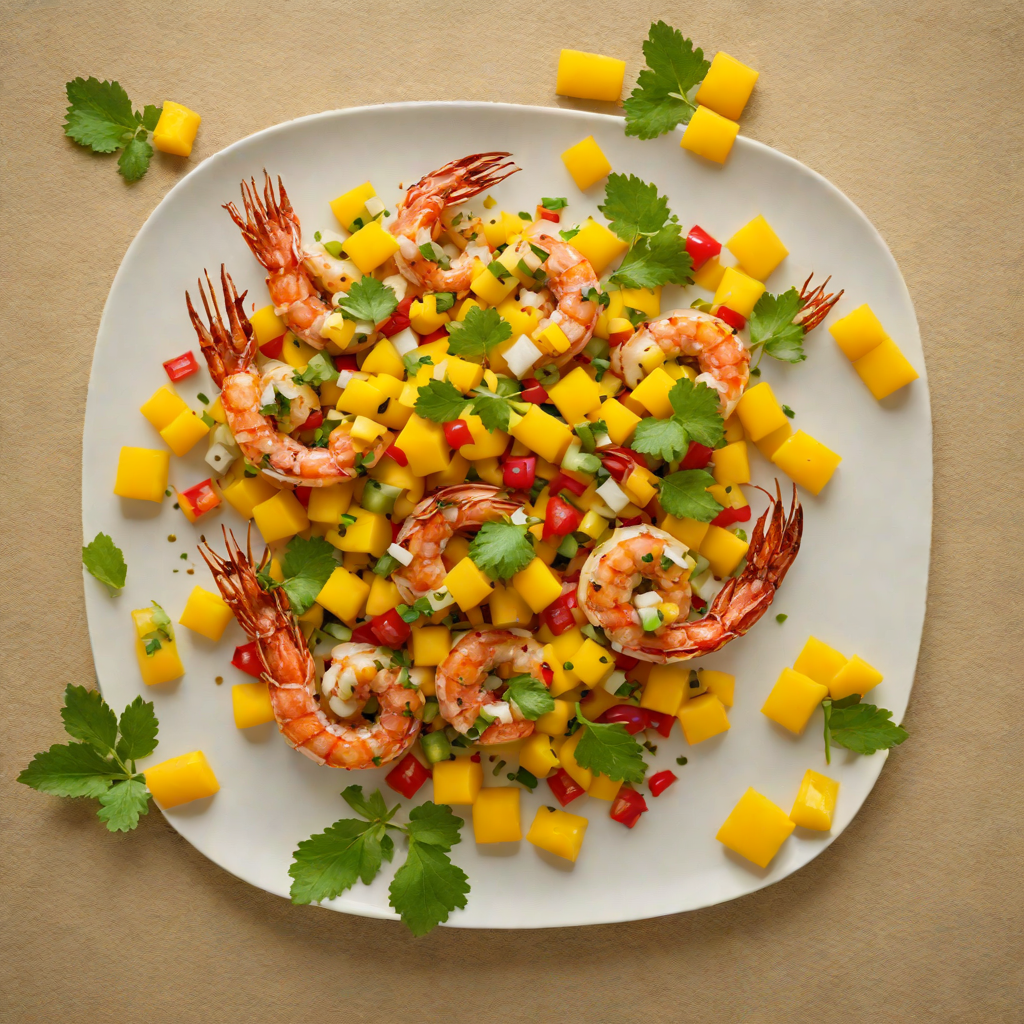 Caribbean Jerk Shrimp with Mango Salsa