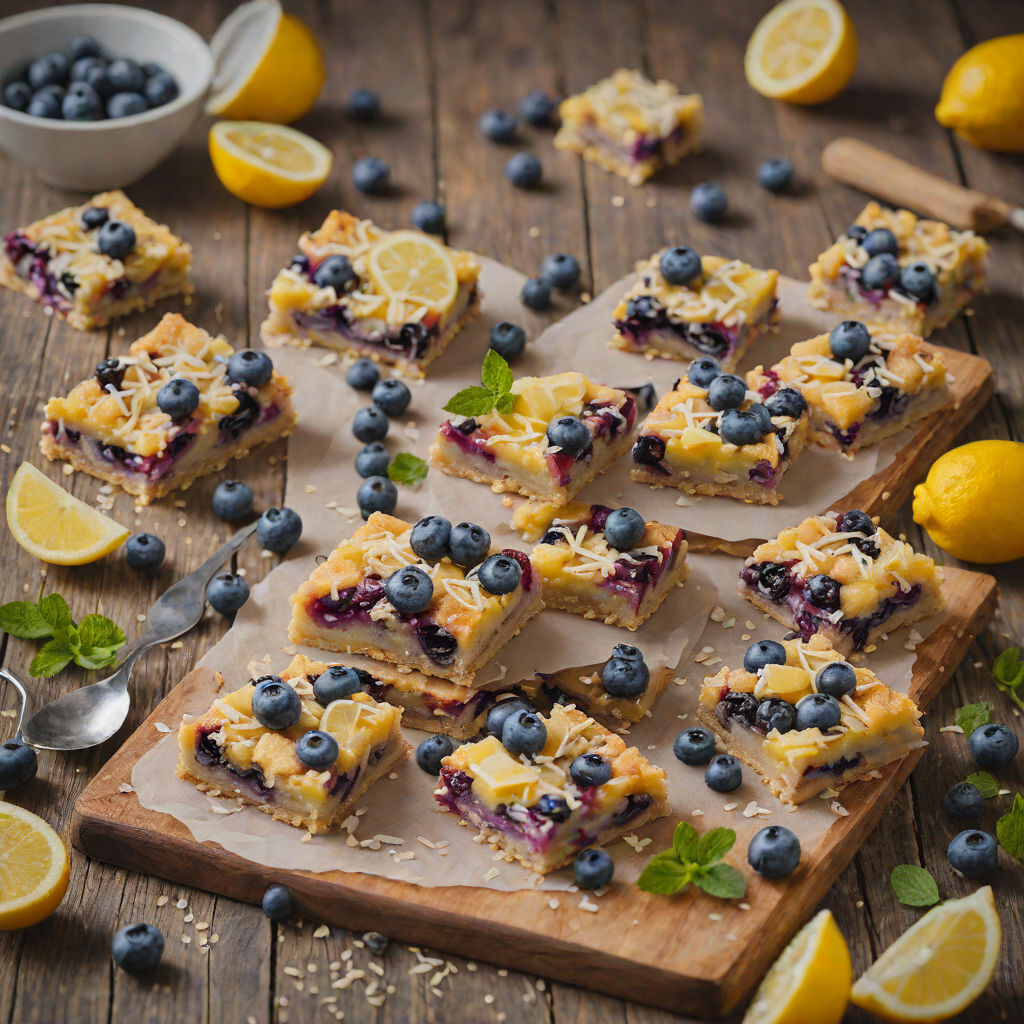 Five-Ingredient Blueberry Lemon Bars