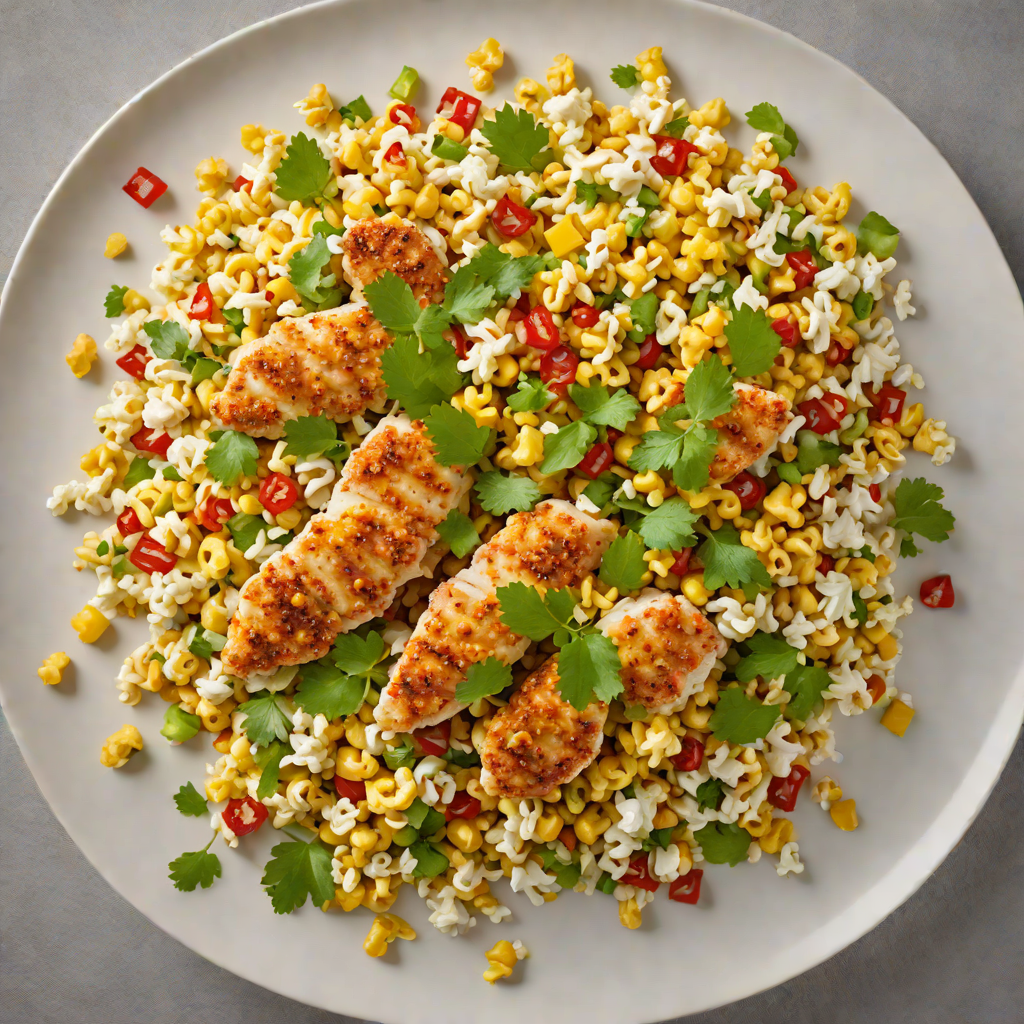 Sautéed Chicken with Tangy Citrus-Popcorn Salsa